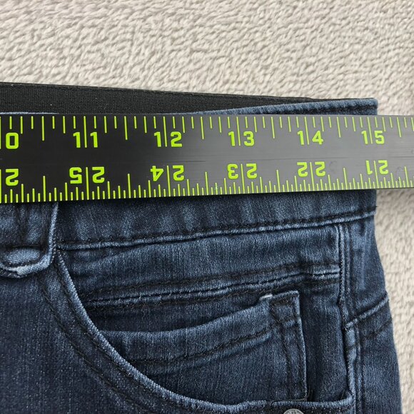 Democracy Womens Jeans Size 4 "Ab"solution Slimming Skinny Blue Denim Dark Wash - Picture 4 of 12